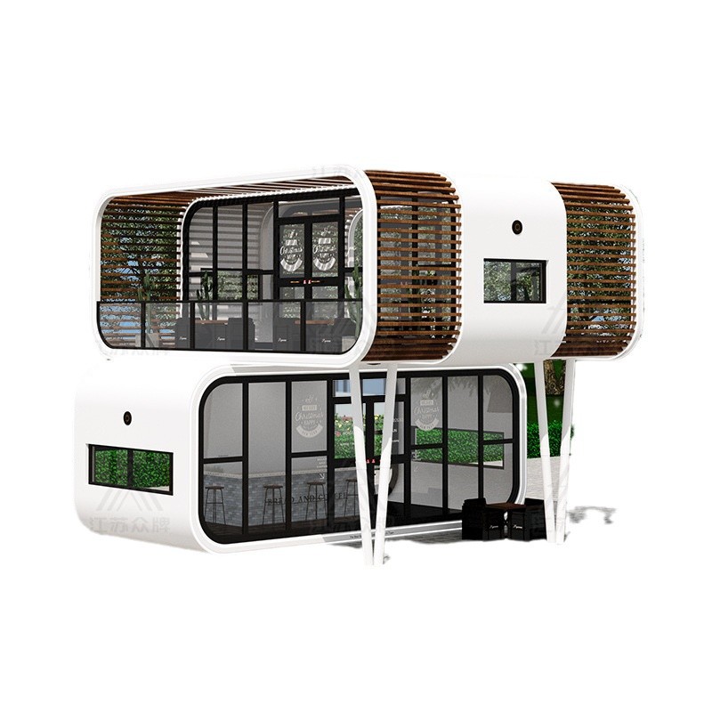 Cápsula espacial de doble capa, sala móvil, almacén de Apple, sala de estar, sala de sol, sala de cielo estrellado, hotel al aire libre, casa integrada de celebridades de Internet