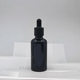 Factory in stock 10ml black dark rubber head dropper oil bottle primary color black glass bottle sand bottle wholesale