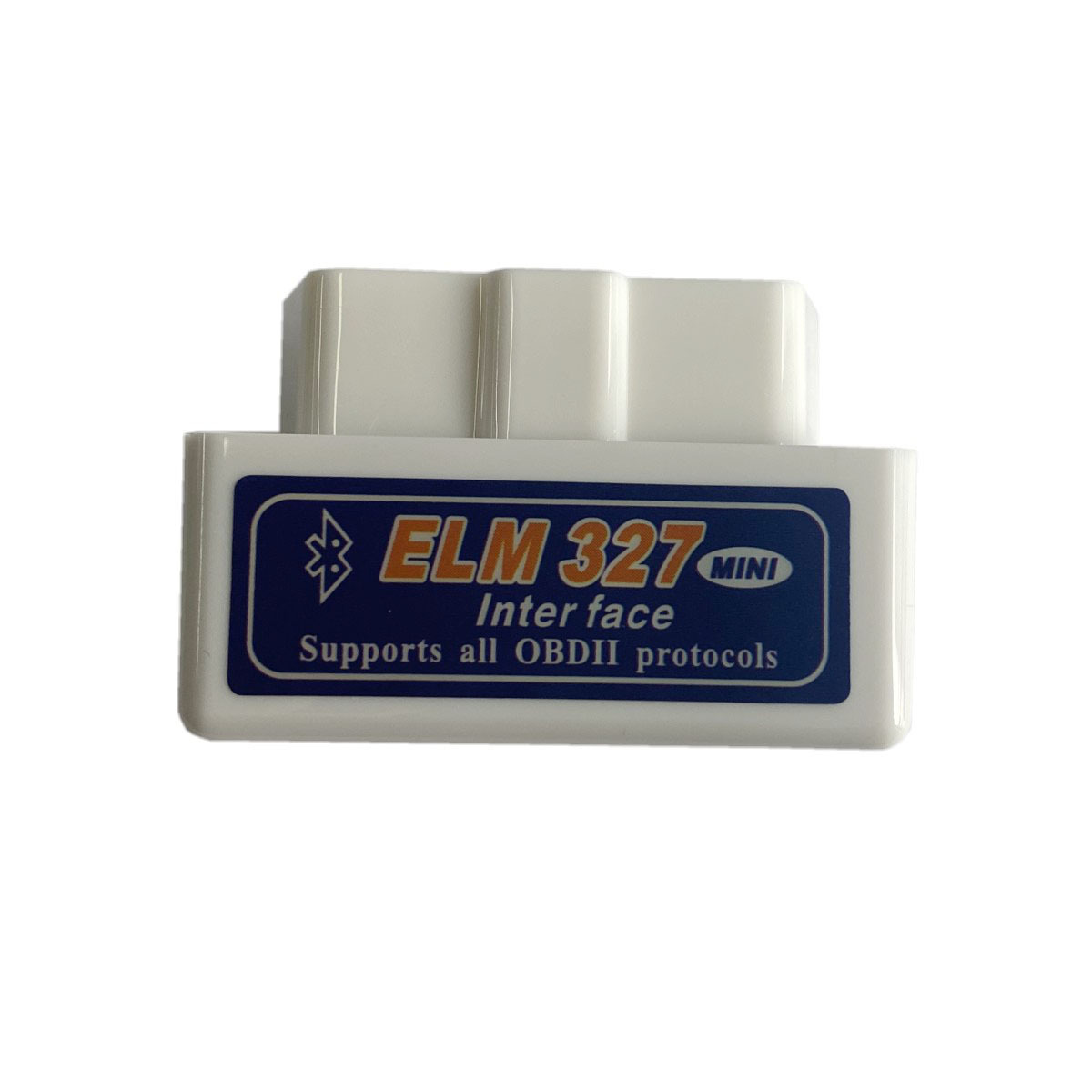 白色热销款mini elm327 V2.1 蓝牙5.1 elm OBD2 汽车诊断仪
