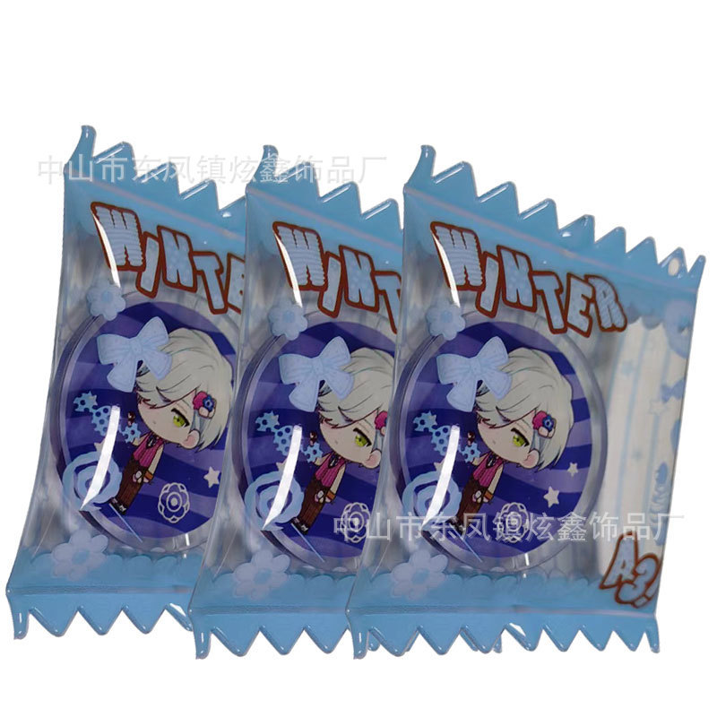 Pvc Artificial Candy Snack Bag Custom Voltage Inflatable Bag Pvc Inflatable Candy Tag Pendant