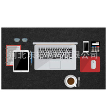 毛毡餐垫杯垫创意隔热垫无纺布餐桌垫可洗餐垫桌垫鼠标垫定制logo