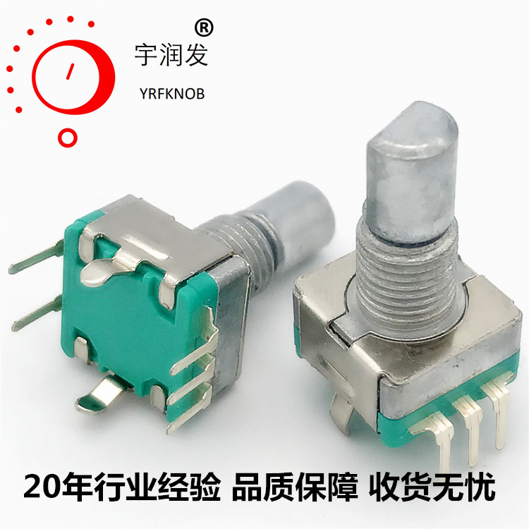 ����Ʒ��EC11�������̱��޼���ת������360&deg;��ת��Բ����15mm