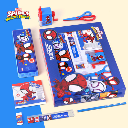 Frozen Children's Stationery Set Elementary School Gifts Birthday Gifts Marvel School Supplies Gift Box Wholesale