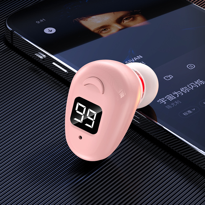 S980 nueva pantalla digital auricular bluetooth mini en la oreja invisible ultra-larga espera de negocios de comercio electrónico transfronterizo comercio exterior