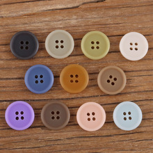 天青蓝四眼浅色春夏百搭毛衣衬衫连衣裙树脂纽扣休闲简约西服扣子