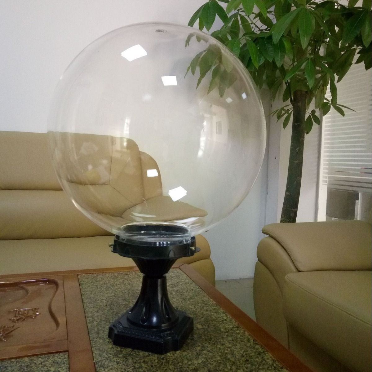 투명한 PMMA 아크릴 볼 총검/라운드/스크류 하이 로드 중국 램프