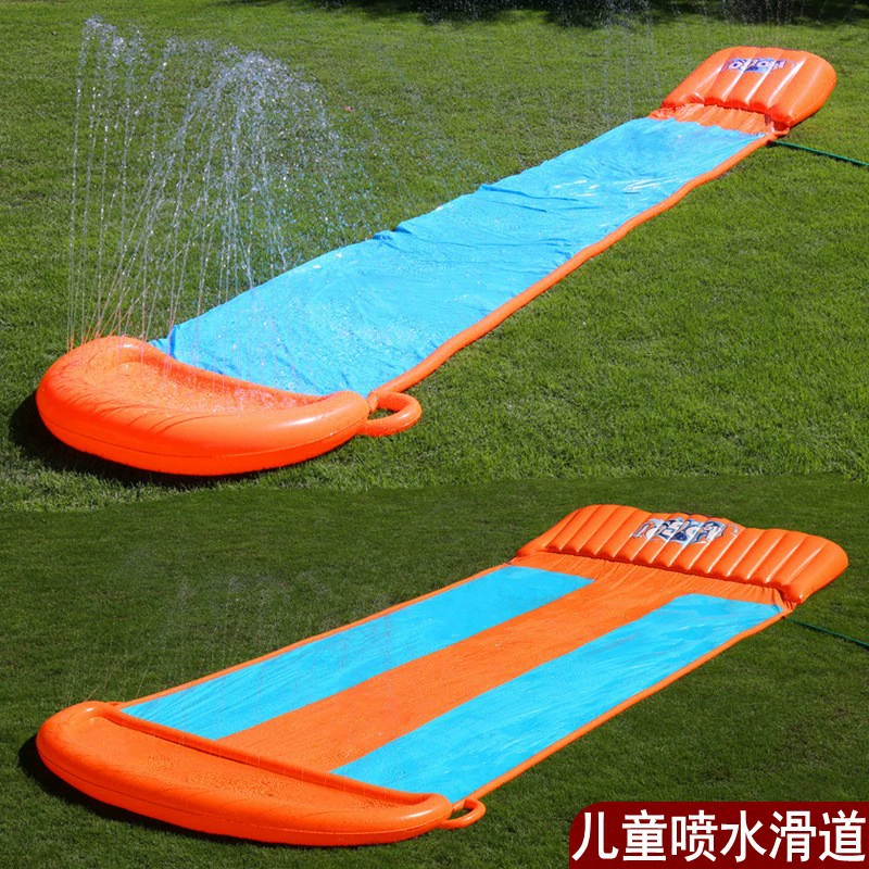 Детский сад, уличная сенсорная интеграционная водная горка для одного человека, удлиненная детская игра для серфинга на троих.