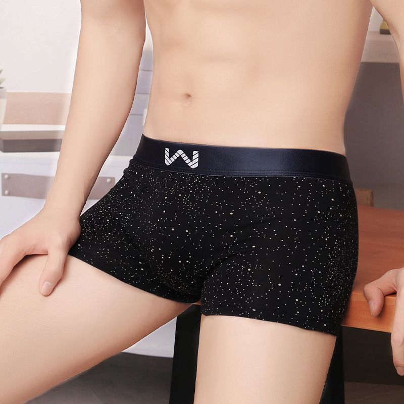 Starry Sky Ice Silk Men's Underwear Breathable Thin Boxer Briefs Boys Sports Trend Student Youth Boxer Shorts Starry Sky Ice Silk Men's Underwear Breathable Thin Boxer Briefs Boys Sports Trend Student Youth Boxer Shorts