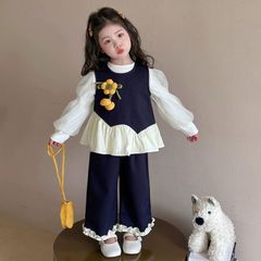女童套装秋款2025新款小女孩春秋季衣服儿童巨好看洋气时髦