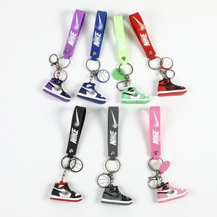 PVC Keychain Customized Soft Glue Pendant 3D Gift Backpack Decoration Customized Cartoon Hand-made Sneakers