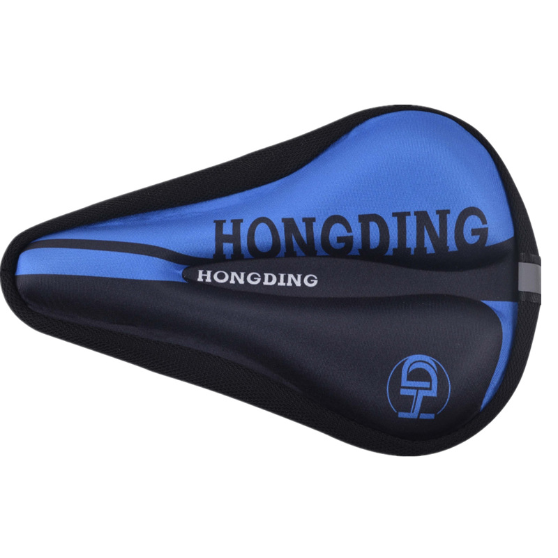 定做品牌彩色热升华自行车硅胶坐垫套 山地车座套 骑行坐垫鞍座套