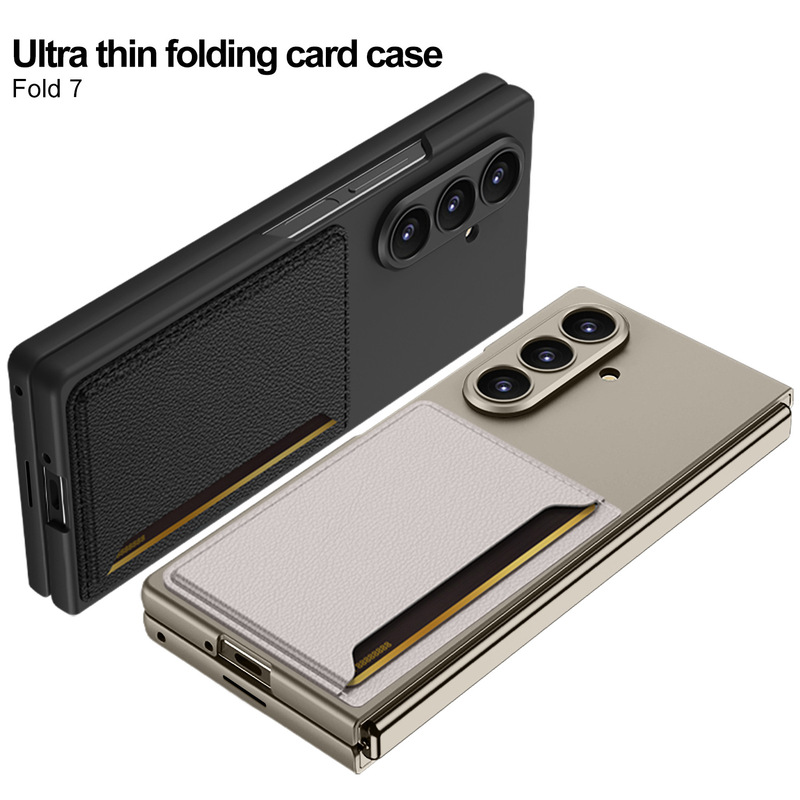 Samsung Galaxy Z Fold 30% off スタックスクリーン携帯電話ケース、超薄型細穴カードホルダー、クリエイティブな携帯電話保護カバーに適しています。|undefined