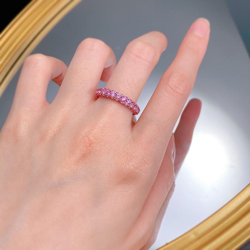 4g Weight Zircon Inlay Material Rings Classification Daily Occasion Sterling Silver Material Geometric Pattern Women's Gender Plating Design Casual, Elegant Style Sterling Silver Geometric Zircon Rings 13