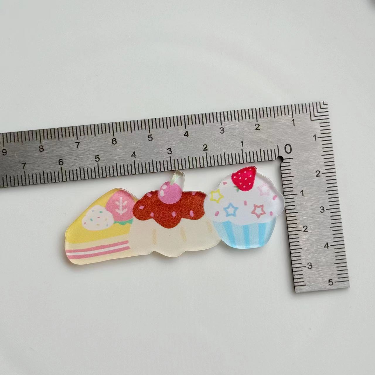 블루 딸기 케이크