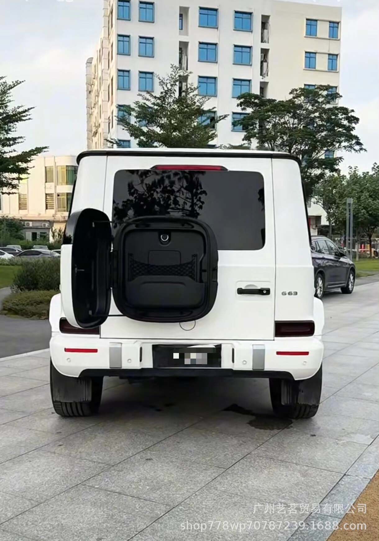 Mercedes-Benz G-Class G500G63G550G350G450G400G65 rear door spare tire upgrade G580 small storage bag