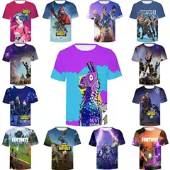 2022 New Summer Fortress Night 3DT Shirt Amazon fortnite Crewneck T-Shirt
