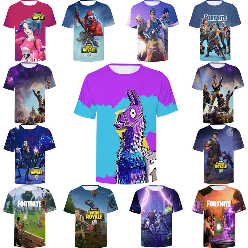 2022 New Summer Fortress Night 3DT Shirt Amazon fortnite Crewneck T-Shirt