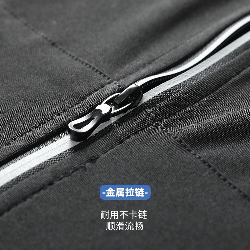 Ropa de fitness para hombres chaqueta deportiva equipo de carrera ropa secada rápida sudadera primavera y otoño manga larga chaqueta de entrenamiento de carrera matinal