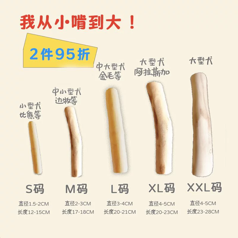 Палочка для прорезывания зубов для собак, устойчивая к укусам палочка для чистки зубов из кофейного дерева, снимает неприятный запах изо рта, предотвращает разборку, игрушки для щенков малого, среднего и большого размера.