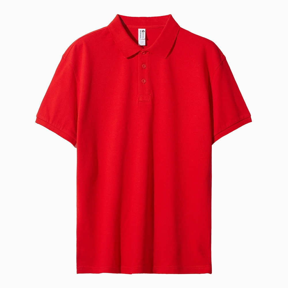 Polo cuidadosamente seleccionado, ropa de trabajo personalizada, camiseta de solapa de manga corta, logotipo impreso bordado, ropa de trabajo publicitaria, camisa cultural de verano