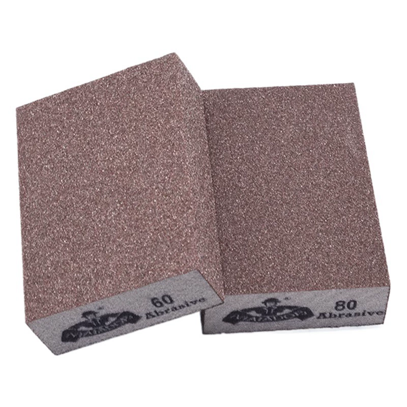Губка-песочный блок двусторонний наждак высокой плотности губка кирпич шлифовальный блок деревообрабатывающая мебель красивое зеркало для полировки швов