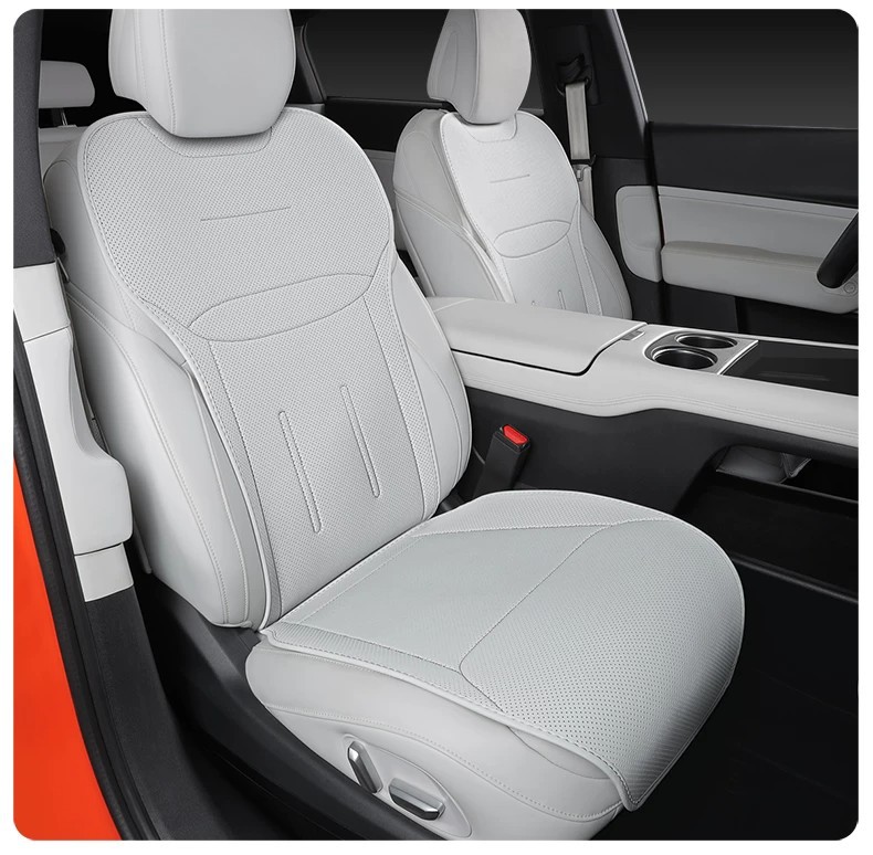Xpeng G6 Special Car Seat Cover, Universal for All Seasons, Full Surround Seat Cushion, Perforated Leather, Breathable Interior Modification Seat Cover