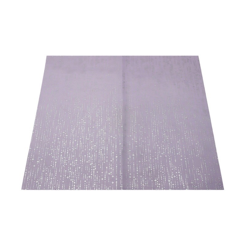 Huasei meteorito papel de embalaje de flores impermeable niebla papel florista diy material de embalaje de flores