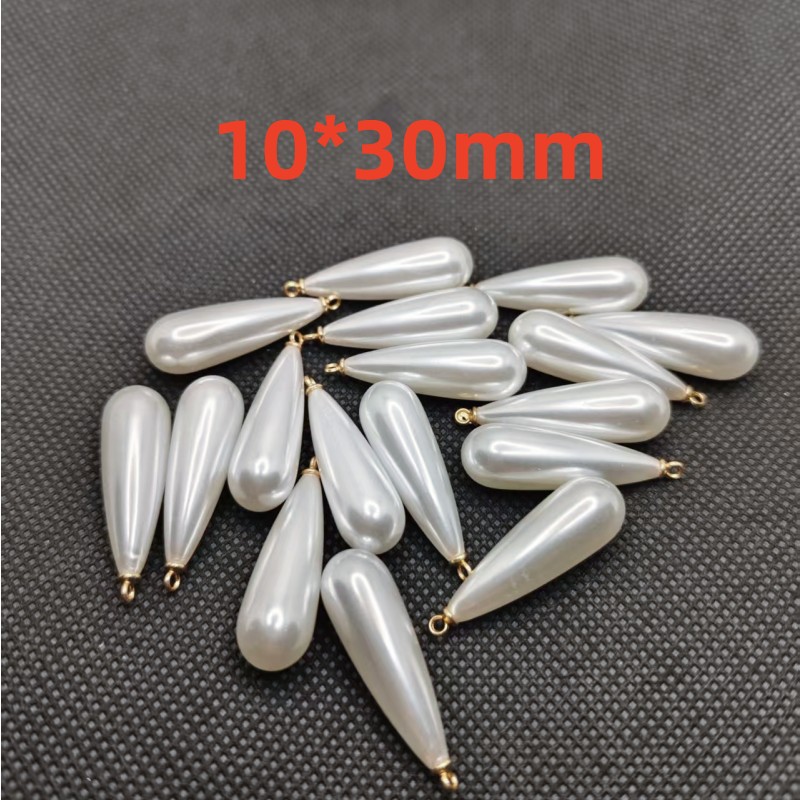 ハイライトは真珠の水滴のペンダントの流行のネックレスのイヤリングの部品をまねます。