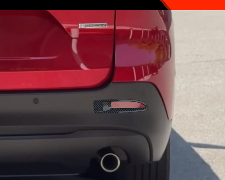 Suitable for Mazda 26 Models Cx-5 Modified Rear Bumper Fog Light Decorative Frame Abs Car Exterior Accessories