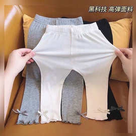 夏季打底女童宝宝打底裤薄款2025春夏新款韩版洋气百搭外穿长裤子