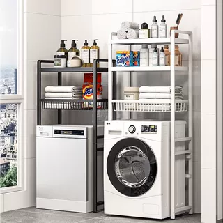洗衣机上方置物架浴室卫生间架子阳台滚筒多层马桶上脸盆收纳架子