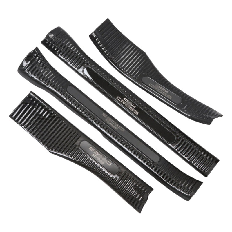 Adecuado para 20 Corolla Cruz de acero inoxidable protector trasero panel ventana TRIM bar puerta