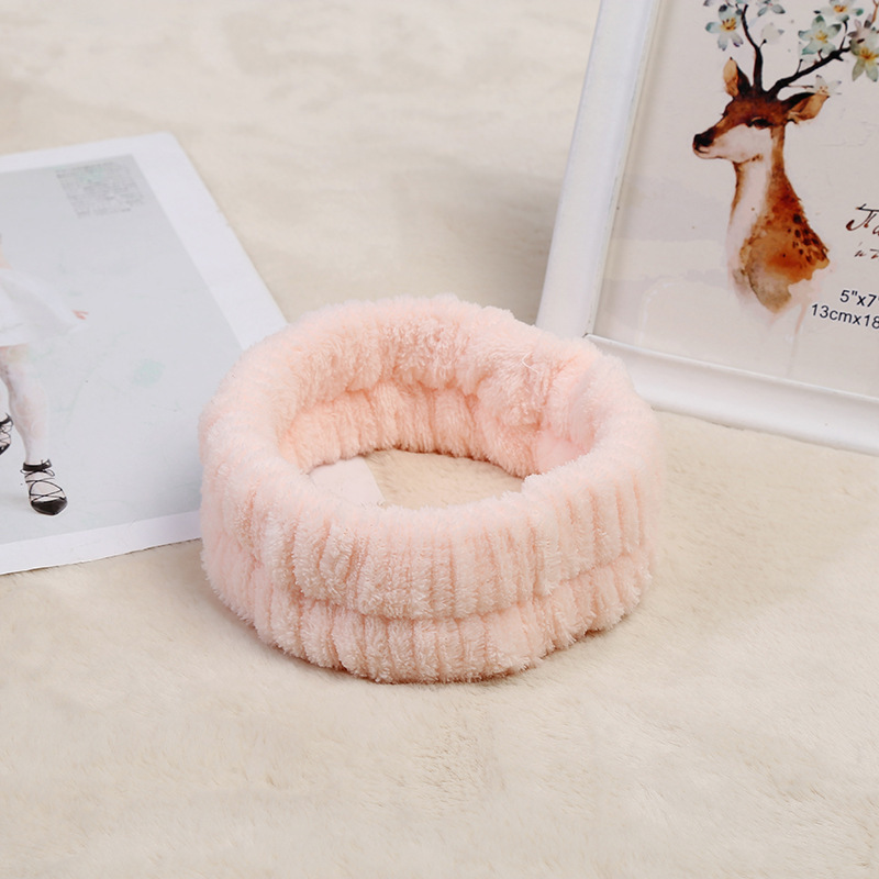 기계 재봉 머리띠-치아 핑크 (단일)(6*19cm 29g)