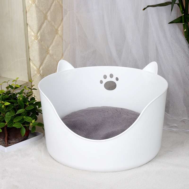 Large cat sand pot cat toilet semi -closed high rock monomer…