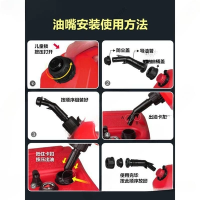 Fuel tank — L-type off-road vehicle gasoline canister