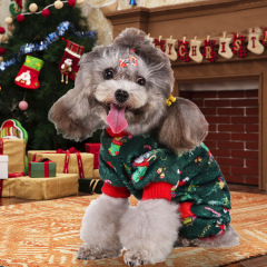 越境してよく売れている万クリスマスのペットの犬の連体の服の4足の絨毯の蜘蛛の網の幽霊の秋冬の犬の服