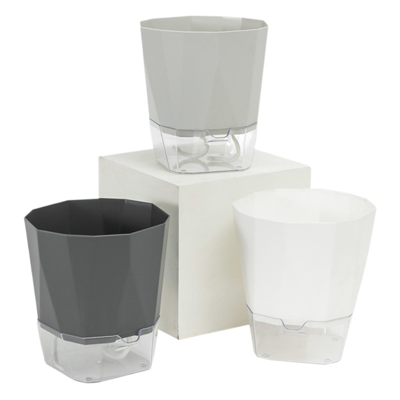 Maceta Autoabsorbente Transparente, para Cultivo Hidropónico, Sin Riego, Transfronteriza