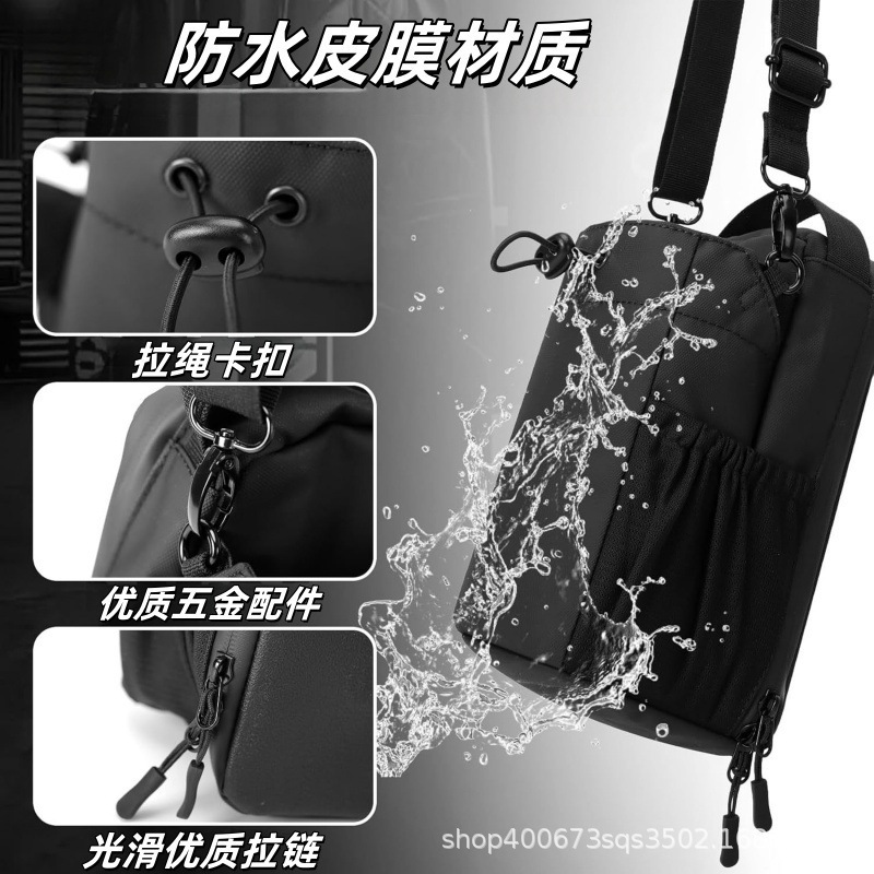 Bolsa de ejercicios deportivos al aire libre gimnasio mochila magnética gimnasio taza de agua llave de teléfono móvil bolsa de almacenamiento multifuncional image 4