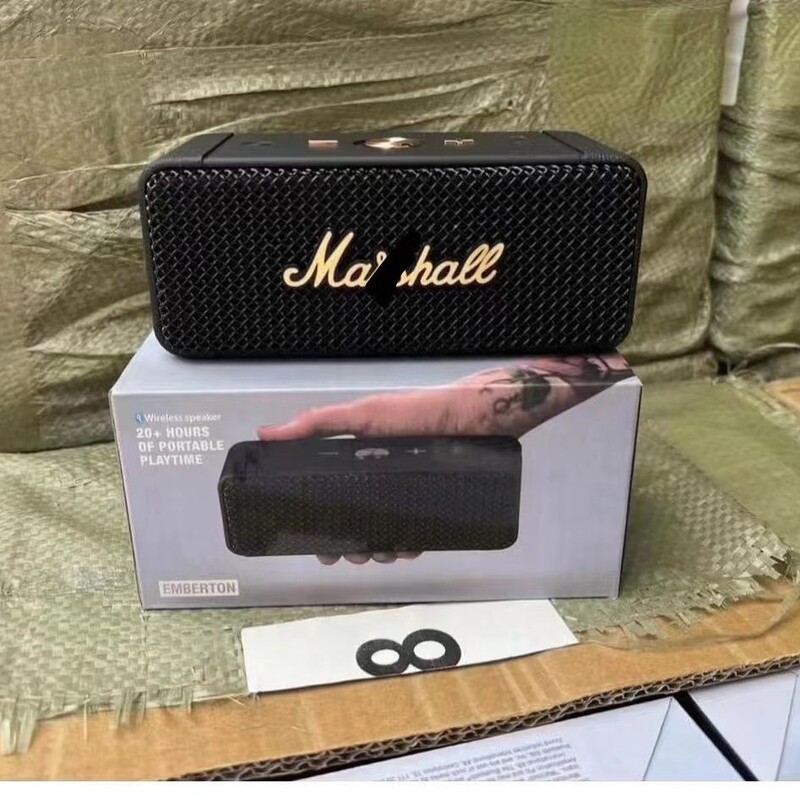 M8 Cross-Border Emberton Marshall-Style Desktop Cube Wireless Bluetooth Speaker with Heavy Bass M8 Cross-Border Emberton Marshall-Style Desktop Cube Wireless Bluetooth Speaker with Heavy Bass