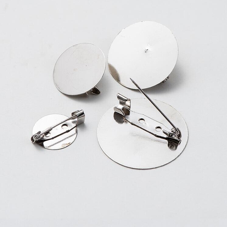 diy accessories handmade material flat brooch tray pin empty holder tray disc brooch Holder diy accessories handmade material flat brooch tray pin empty holder tray disc brooch Holder
