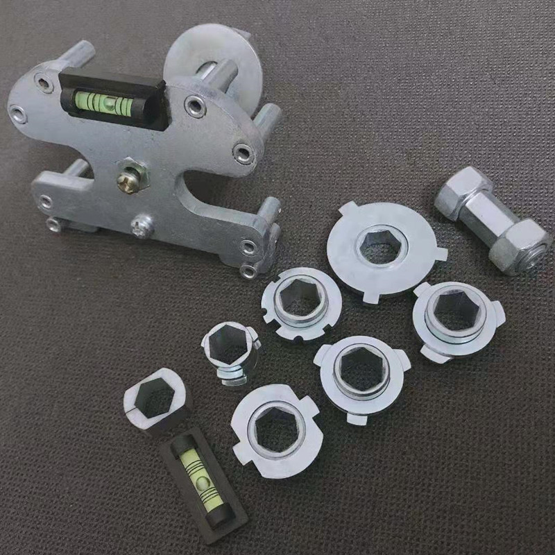 Car Light Modification Front Positioning Plate Modification Lens Drilling Fixing Mold Level Gauge Precision Installation Tool Set