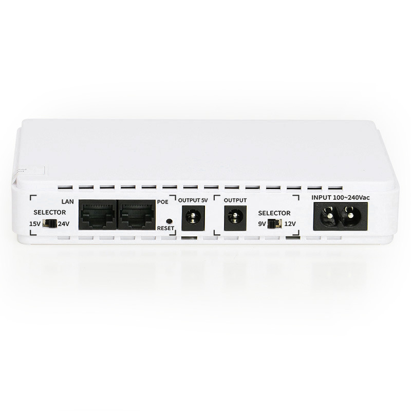5V9V12V15V24V Mini ups Enrutador de alimentación ininterrumpida Monitor de gato óptico 8800-10000mAh