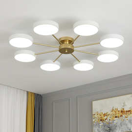 北欧客厅吸顶灯现代简约小户型家用大厅灯创意大气LED主卧室灯具
