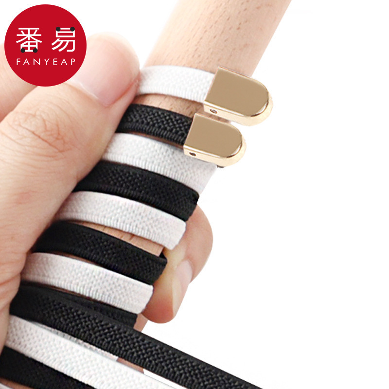 Envío gratis de una pieza/hebilla de cordón EC1S60-hebilla de presión gratuita, punta de cuerda sin ataduras, niños perezosos