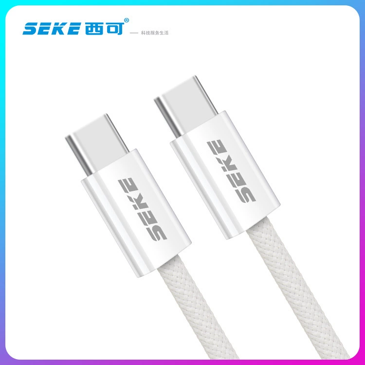 Xiko P3 новая двойная TYPE-C braided датакабель 60W быстрая зарядка подходит для всей серии iPhone15/Android кабель быстрой зарядки