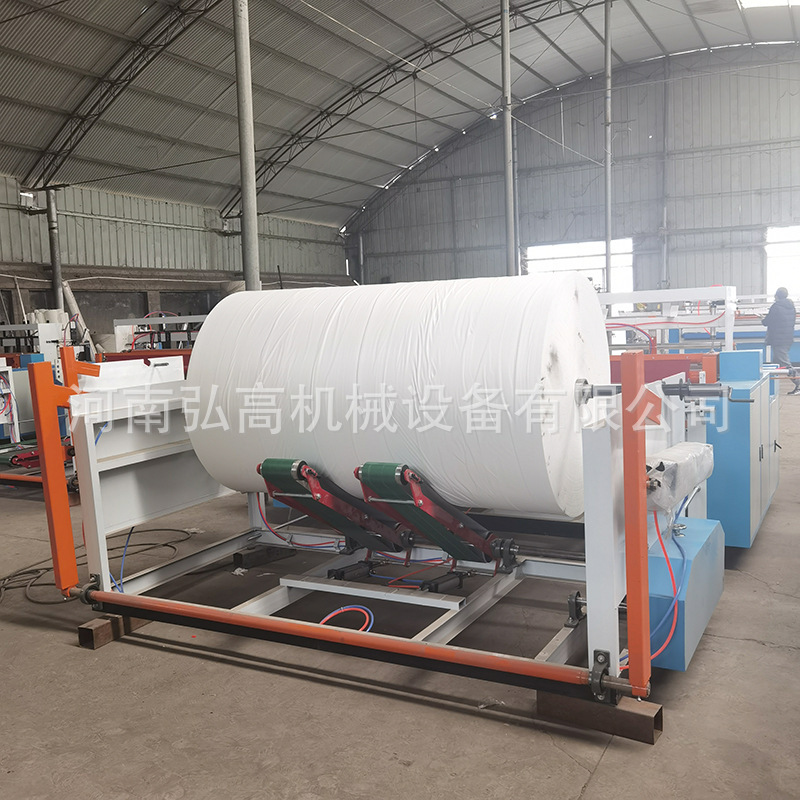Hair core, solid core roll paper processing equipment 2200 type automatic toilet paper production equipment toilet paper rewinder