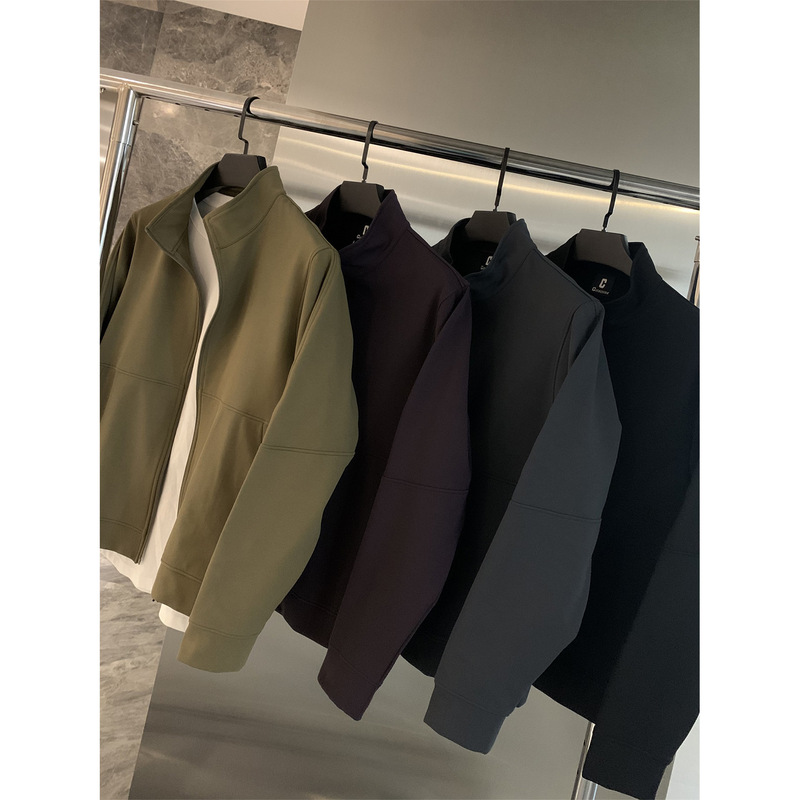 Mountain outdoor cattle! 24 years of Mitung fabric! Autumn Men's Collar Jacket Casual Light Business Jacket