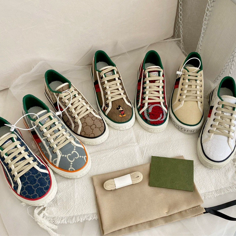 Внешняя торговля Новый 1977 холст туфель шнуровка для мужчин и женщин ретро вышивка пара плоских днища дикие повседневные кроссовки можно использовать от имени