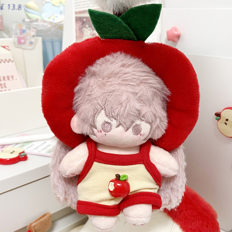 10cmベビー服 10cm スターフィッシュボディ ノーマルボディ コットンドール服 かわいい子供風 小さなリンゴのバッグ服|undefined