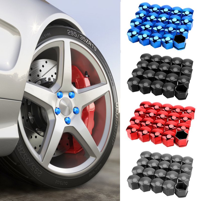 汎用自動車部品タイヤスクリューキャップ17mm19mm21mmハブ装飾プラスチックシェルナット保護カバー|undefined